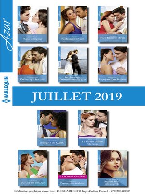 cover image of 11 romans Azur + 1 gratuit (n°4103 à 4113--Juillet 2019)